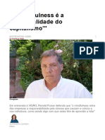 O Mindfulness É A Espiritualidade Do Capitalismo