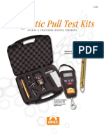 Magnetic Pull Test Kits: Analog & Traceable Digital Versions