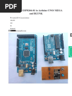 Connecting Esp8266-01 To Arduino Uno/ Mega and Blynk: Amith MP Circuitsarduino