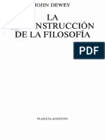 Reconstrucción en La Filosofía - John Dewey