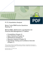P1.T2. Quantitative Analysis Bionic Turtle FRM Practice Questions Reading 13