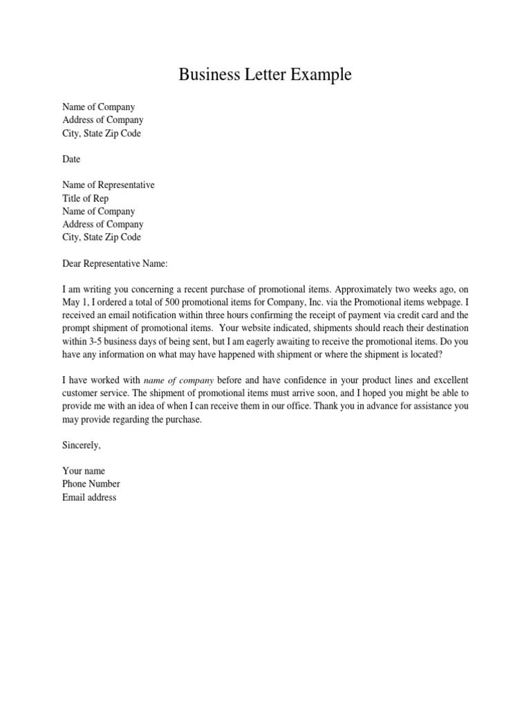 Business Letter Format Samples | PDF | Communication | Business