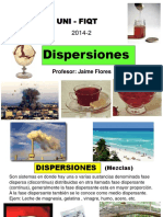 Dispersiones y soluciones