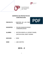 Gerencia de Proyectos - Gestion de Recursos - FINAL