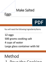 How To Make Salted Eggs