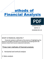 Methods of Financial Analysis