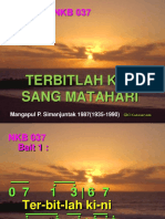 Nkb 037 - Terbitlah Kini Sang Matahari .e