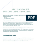 Trademark Usage Guide For CMT Charterholders 3.6.18