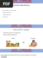 Fatec – Curso Ads - Semiotica
