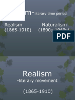 Naturalism and Realism