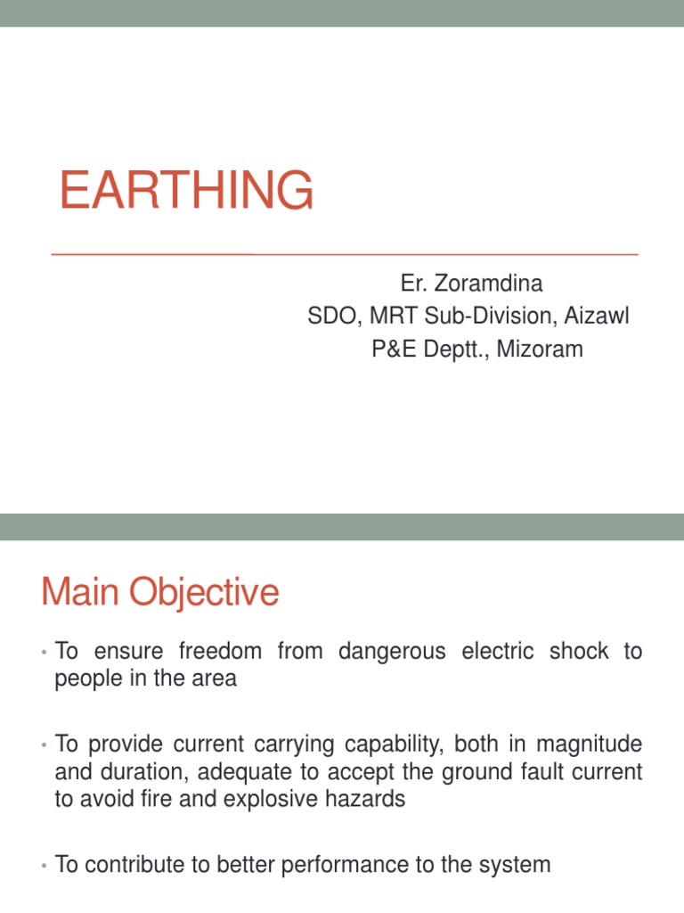 Understanding Earthing Systems and Safety | PDF | Electrical ...