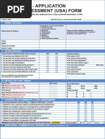 Pre - Application Assessment (Usa) Form: Family Details
