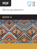 MU123 - Discovering Mathematics Book A Units 1-4