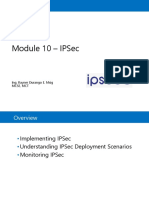 Module 10 - Ipsec: Ing. Rayner Durango E. Msig Mcse, MCT