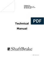 Shaft Brake Manual MMS-172 Rev-J 5-01