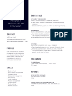 Cream and Pink Web Developer Technology Resume 1