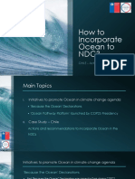 How to Incorporate Ocean in NDC: Chile's Actions and Recommendations