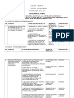 Plan General Primero de Secundaria