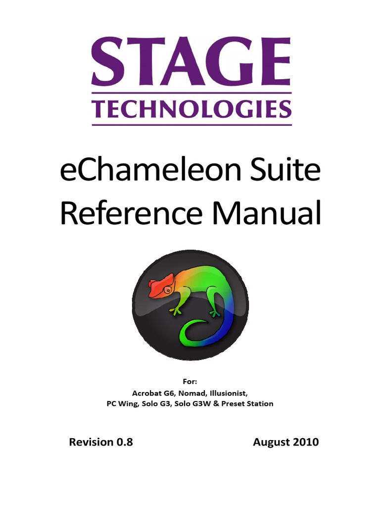 Echameleon Manual V8-3 | PDF | Command Line Interface | Databases