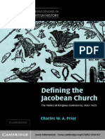 (Cambridge Studies in Early Modern British History) Charles W. A. Prior-Defining The Jacobean Church - The Politics of Religious Controversy, 1603-1625-Cambridge University Press (2005) PDF