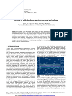 Review of Wide Band-Gap Semiconductors Technology