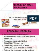 Imc Strategy of Amul Chocholates