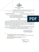 Public Works Department - Revision of Guidelines For Fixing The Rate of The Building Taken For Accommodating Government Officers-Proposal Accorded - Orders Issued