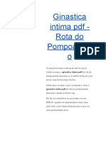 Ginastica Intima PDF - Rota Do Pompoarismo