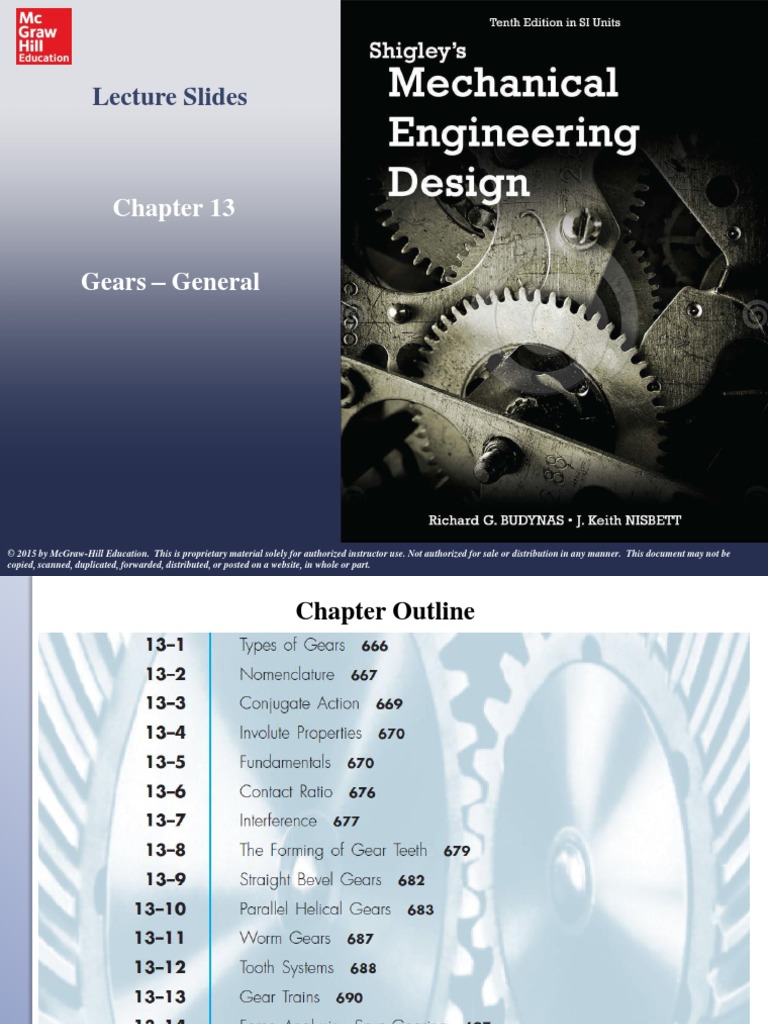 Chapter 7 - Gears | PDF | Gear | Kinematics