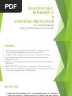 Intubation and Artificial Ventilation