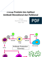 Prinsip Produksi Dan Aplikasi Antibodi Monoklonal Dan Poliklonal Ibu Fithriyah