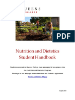 Nutrition and Dietetics Student Handbook 0919