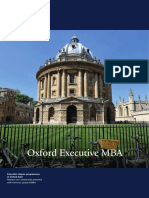 Oxford Executive Mba Brochure