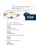 Prueba Movimientos de La Tierra