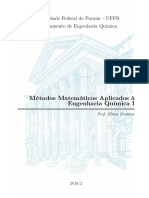 Métodos Matemáticos para Engenharia Química