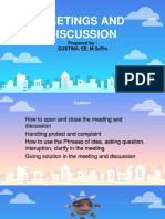Slide Meeting and Discussion
