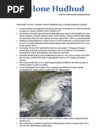 Hudhud Cyclone Impact and Response | PDF | Seasons | Weather