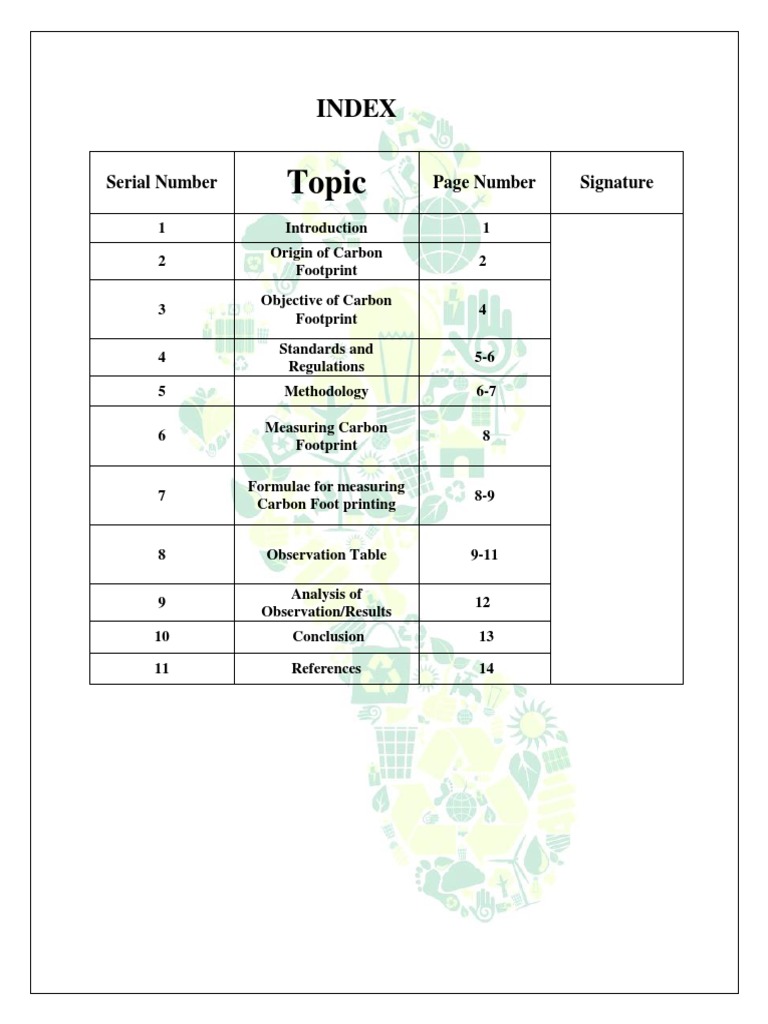 Carbon Footprinting Measuring And Analyzing The Carbon Footprint Of An