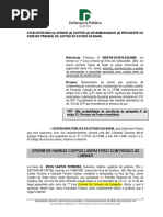 Hc Fundamentação Abstrata Eron Santos Ferreira. Fundamentação Abstrata Ausencia de Requisitos. Proporcionalidade. Trafico Privilegiado