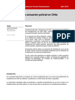 Protocolos de la actuación policial en Chile