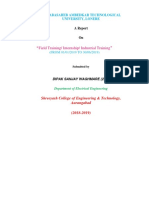 Field Training Report on Transformer Maintenance and Inspection