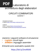 Laboratorio Architettura Degli Elaboratori