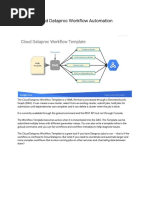 Cloud Dataproc Workflow Animation