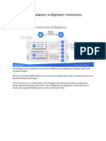 Cloud Dataproc To BigQuery Connectors