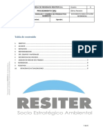 Procedimiento de Toma de Niveles y Cambio de Productos Químicos