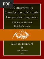Bomhard A Comprehensive Introduction To Nostratic Comparative Linguistics 3rd Edition Language Families Languages Of Asia