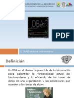 DBA definición y funciones