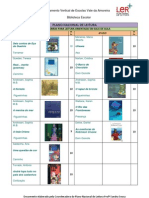 PNL - Lista de Livros 2ºciclo