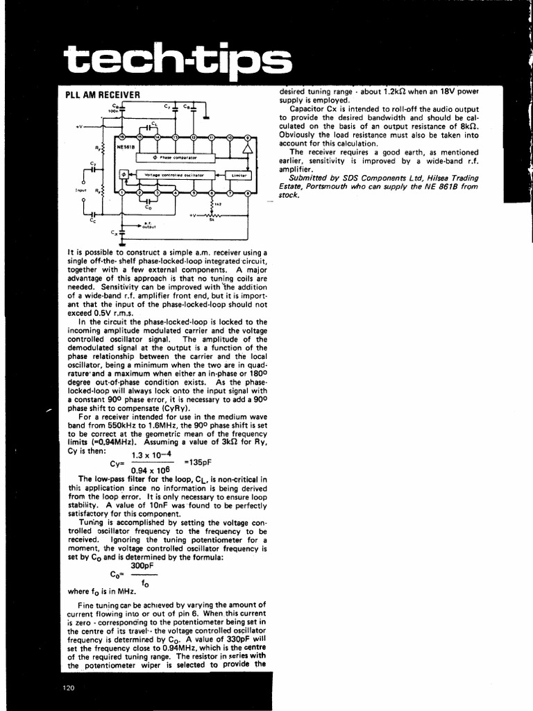 PLL AM Receiver PDF | PDF
