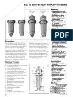 SIGNET 2714-2717 Twist-Lock PH and ORP Electrodes: Features